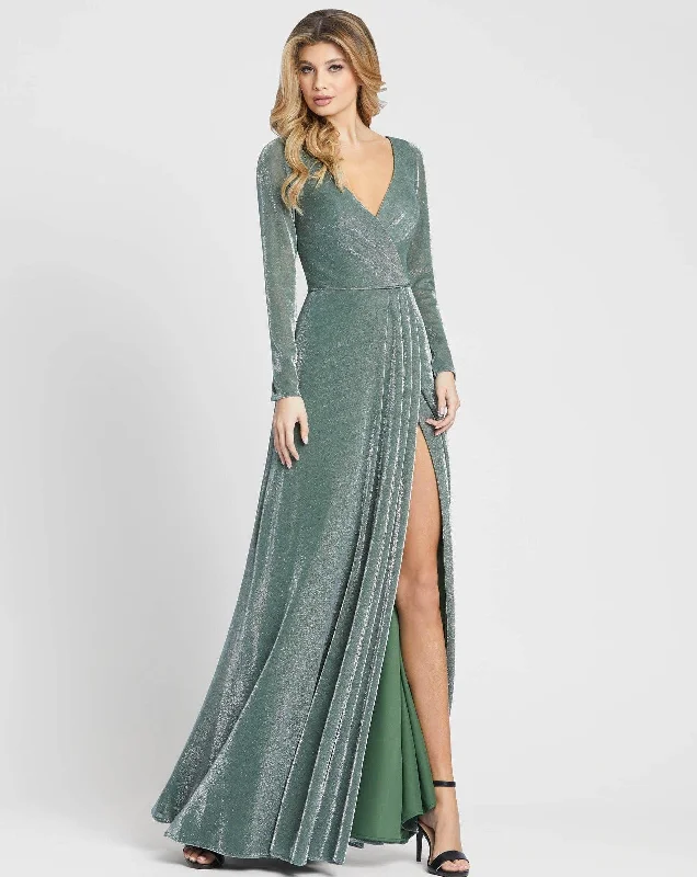 Jade 14 Mac Duggal Long Sleeve Formal Prom Dress Sale