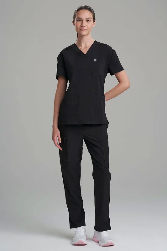 Women's 3-Pocket V-Neck Scrub Top