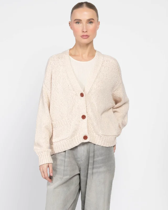 Crop V-Neck Cardigan