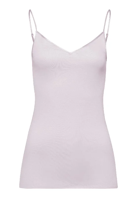 Cotton Seamless V-Neck Cotton Camisole | Lupine Love 71601-1486