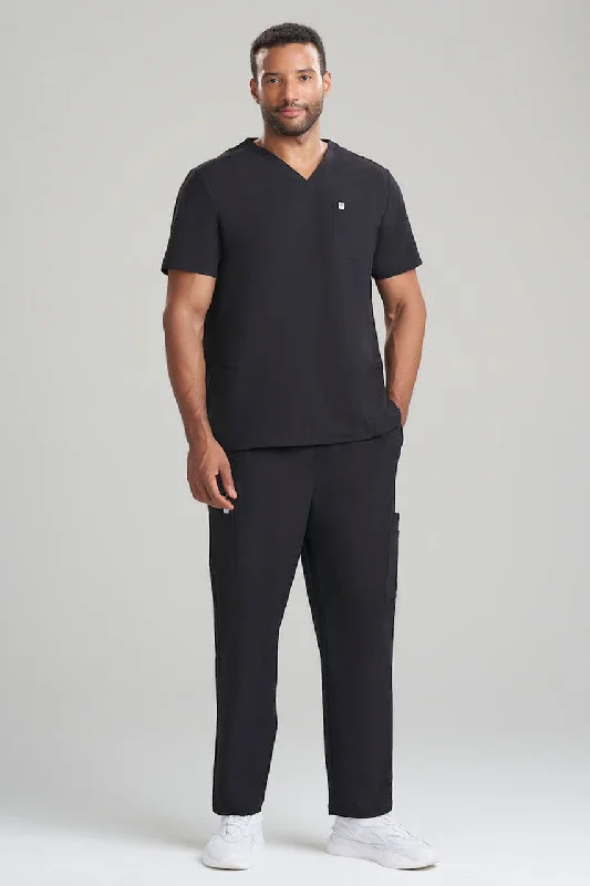 Men's 3-Pocket V-Neck Scrub Top