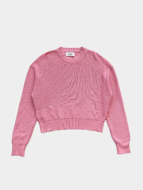 Distressed Crewneck Jumper