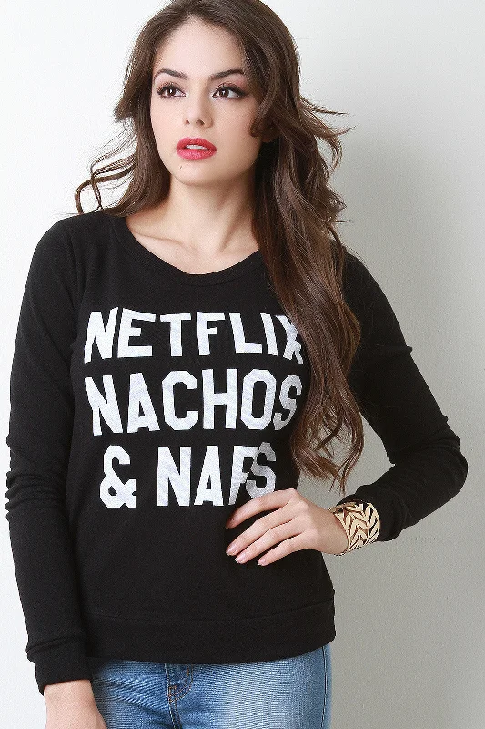 Netflix Nachos & Naps French Terry Sweatshirt