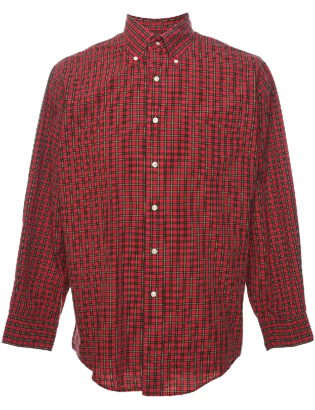 Land's End Checked Shirt - M