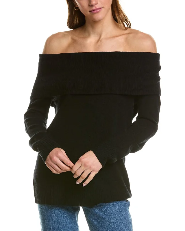 Hannah Rose Cowl Wool & Cashmere-Blend Sweater