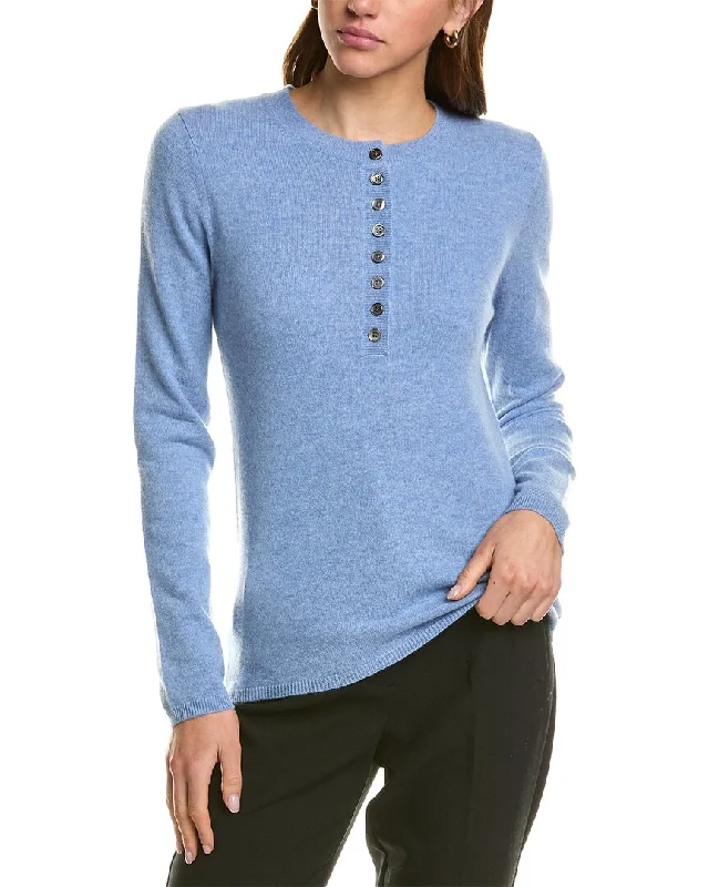 InCashmere Henley Cashmere Sweater