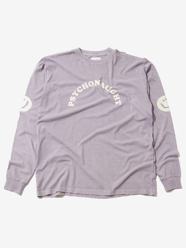 Goodhood Worldwide Psychonaut Long Sleeve T-Shirt - Keepsake Lilac