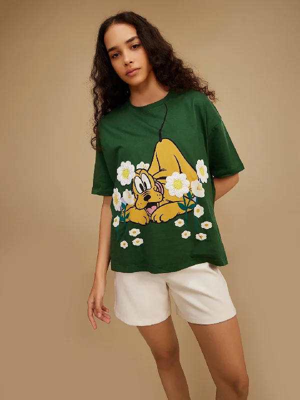 ©Disney Pluto Crochet T-Shirt