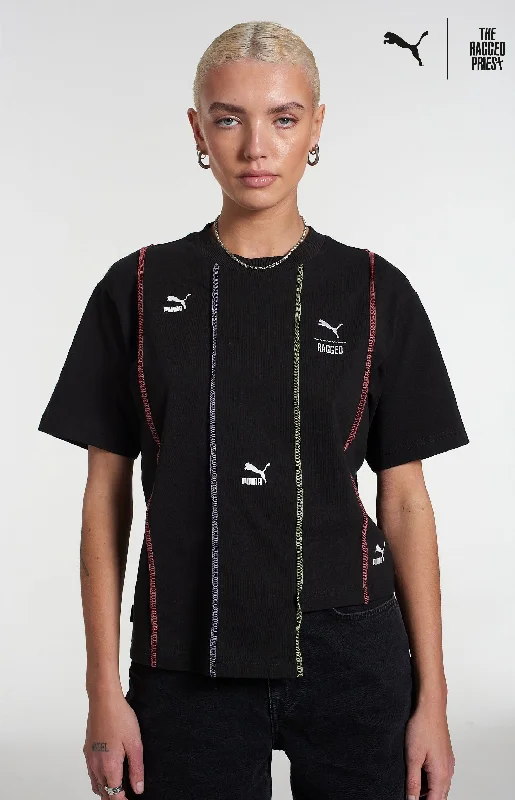 PUMA x The Ragged Priest Black Jersey Tee