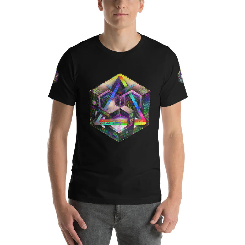 Translinguistic Equation Unisex T-Shirt (Prismatic Version) Short-Sleeve Unisex T-Shirt Large Sizes