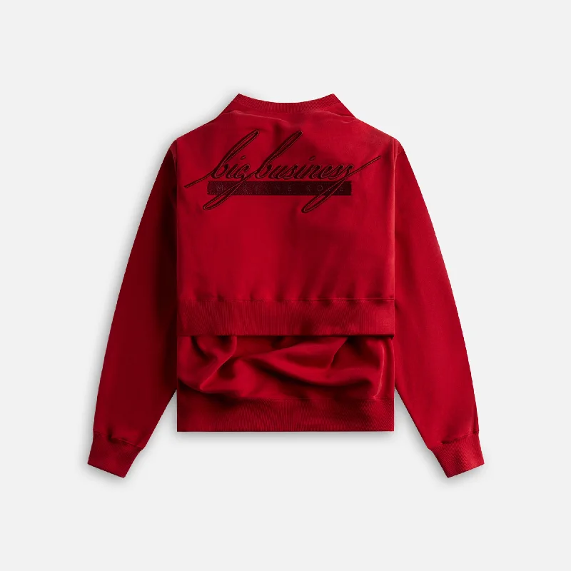 Martine Rose Celebration Crew - Red Burgundy