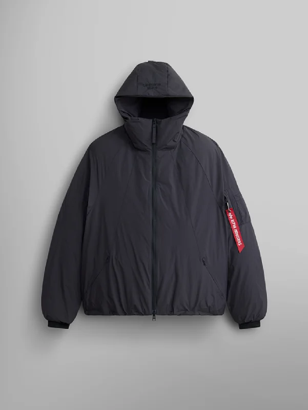 Alpha Insulated Hooded Parka - Black