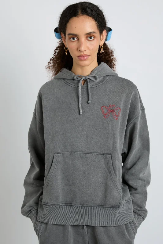 hayley hoodie - grey wash