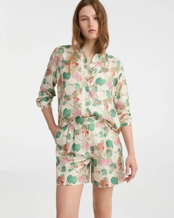 Kelsy Shirt in Dragonfly Print